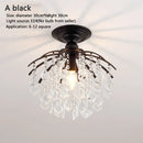 GobekUsa Crystal Ceiling Light: Luxury Modern Chandelier for Home Living Spaces