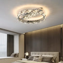 GobekUsa Crystal Ceiling Light: Modern LED Warmth for Living Room & Bedroom