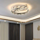 GobekUsa Crystal Ceiling Light: Modern LED Warmth for Living Room & Bedroom
