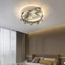 GobekUsa Crystal Ceiling Light: Modern LED Warmth for Living Room & Bedroom