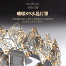 GobekUsa Crystal Ceiling Light: Modern LED Warmth for Living Room & Bedroom
