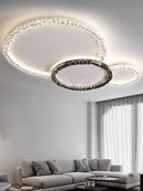 GobekUsa Crystal Ceiling Lights LED Chandelier for Living Room Bedroom