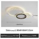 GobekUsa Crystal Ceiling Lights LED Chandelier for Living Room Bedroom