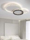 GobekUsa Crystal Ceiling Lights LED Chandelier for Living Room Bedroom