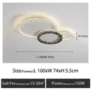 GobekUsa Crystal Ceiling Lights LED Chandelier for Living Room Bedroom - Modern Light Luxury Indoor Luster