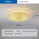 GobekUsa Crystal Ceiling Lights: Luxurious LED Fixture for Master Bedroom, Living Room Wall Decor