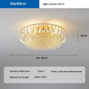 GobekUsa Crystal Ceiling Lights: Luxurious LED Fixture for Master Bedroom, Living Room Wall Decor