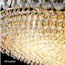 GobekUsa Crystal Ceiling Lights: Luxurious LED Fixture for Master Bedroom, Living Room Wall Decor