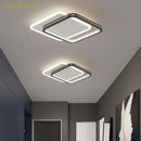 GobekUsa Crystal Ceiling Lights: Modern Indoor Lighting with LED, Round/Square Luminaria