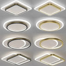 GobekUsa Crystal Ceiling Lights: Modern Indoor Lighting with LED, Round/Square Luminaria