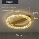 GobekUsa Crystal Ceiling Lights: Modern Luxury Dimmable LED Chandelier for Living Room