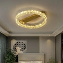 GobekUsa Crystal Ceiling Lights: Modern Luxury Dimmable LED Chandelier for Living Room