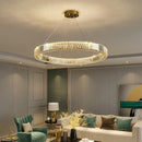 GobekUsa Crystal Ceiling Pendant Chandelier for Luxe Room Decor