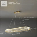 GobekUsa Crystal Ceiling Pendant Chandelier for Luxe Room Decor