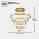 GobekUsa Crystal Ceiling Pendant Chandelier for Luxe Room Decor