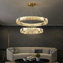 GobekUsa Crystal Ceiling Pendant Chandelier for Luxe Room Decor