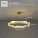 GobekUsa Crystal Ceiling Pendant Chandelier for Luxe Room Decor