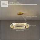 GobekUsa Crystal Ceiling Pendant Chandelier for Luxe Room Decor