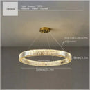 GobekUsa Crystal Ceiling Pendant Chandelier for Luxury Room Decor