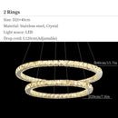 GobekUsa Crystal Ceiling Pendant Light Chandelier Modern Living Room Bedroom Decor