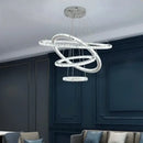 GobekUsa Crystal Ceiling Pendant Light Chandelier Modern Living Room Bedroom Decor