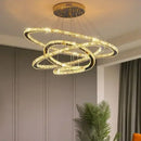 GobekUsa Crystal Ceiling Pendant Light Chandelier Modern Living Room Bedroom Decor