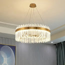 GobekUsa Crystal Ceiling Pendant Light for Living Dining Room Chandelier Home Decor