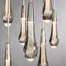 GobekUsa Crystal Ceiling Pendant Lights for Dining Room, Luxury Designer Foyer Decor Lighting
