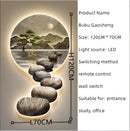 GobekUsa Crystal Ceramic LED Wall Lamp for Modern Wall Decor in Living Room Bedroom Office