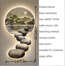 GobekUsa Crystal Ceramic LED Wall Lamp for Modern Wall Decor in Living Room Bedroom Office
