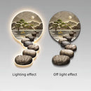 GobekUsa Crystal Ceramic LED Wall Lamp for Modern Wall Decor in Living Room Bedroom Office