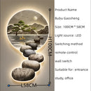 GobekUsa Crystal Ceramic LED Wall Lamp for Modern Wall Decor in Living Room Bedroom Office