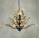GobekUsa Crystal Chain Pendant Chandelier LED Lights for Indoor Decor