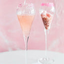 Elegant hand blown crystal champagne flutes dining room glassware by Decorbites