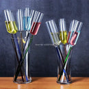 Modern crystal champagne wine glasses dining room cocktail goblet by Decorbites