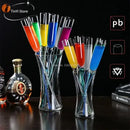Modern crystal champagne wine glasses dining room cocktail goblet by Decorbites