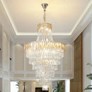 GobekUsa Crystal Chandelier Art Living Room Lighting for Duplex Buildings and High-End Restaurants