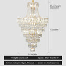 GobekUsa Crystal Chandelier Art Living Room Lighting for Duplex Buildings and High-End Restaurants