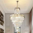 GobekUsa Crystal Chandelier Art Living Room Lighting for Duplex Buildings and High-End Restaurants