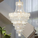 GobekUsa Crystal Chandelier Art Living Room Lighting for Duplex Buildings and High-End Restaurants