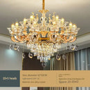 GobekUsa Crystal Chandelier Ceiling Light for Living, Dining, and Bedroom
