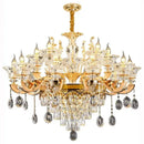 GobekUsa Crystal Chandelier Ceiling Light for Living, Dining, and Bedroom
