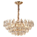 GobekUsa Crystal Chandelier Ceiling Light for Living Room Bedroom Dining Room