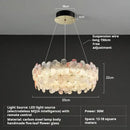 GobekUsa Crystal Chandelier Ceiling Light for Living Room Bedroom Restaurant Hotel and Villa