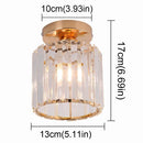 GobekUsa Crystal Chandelier Ceiling Light for Modern Living Room Decor