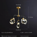 GobekUsa Crystal Chandelier Ceiling Light Modern Design for Living Room Dining Area