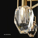 GobekUsa Crystal Chandelier Ceiling Light Modern Design for Living Room Dining Area