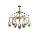GobekUsa Crystal Chandelier Ceiling Light Modern Design for Living Room Dining Area