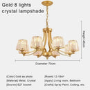 GobekUsa Crystal Chandelier Ceiling Lights for Modern Living Spaces
