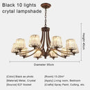 GobekUsa Crystal Chandelier Ceiling Lights for Modern Living Spaces